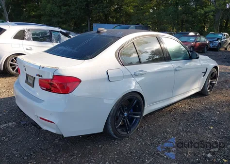 2017 BMW M3 из США, поврежденный, VIN WBS8M9C38H5G85599